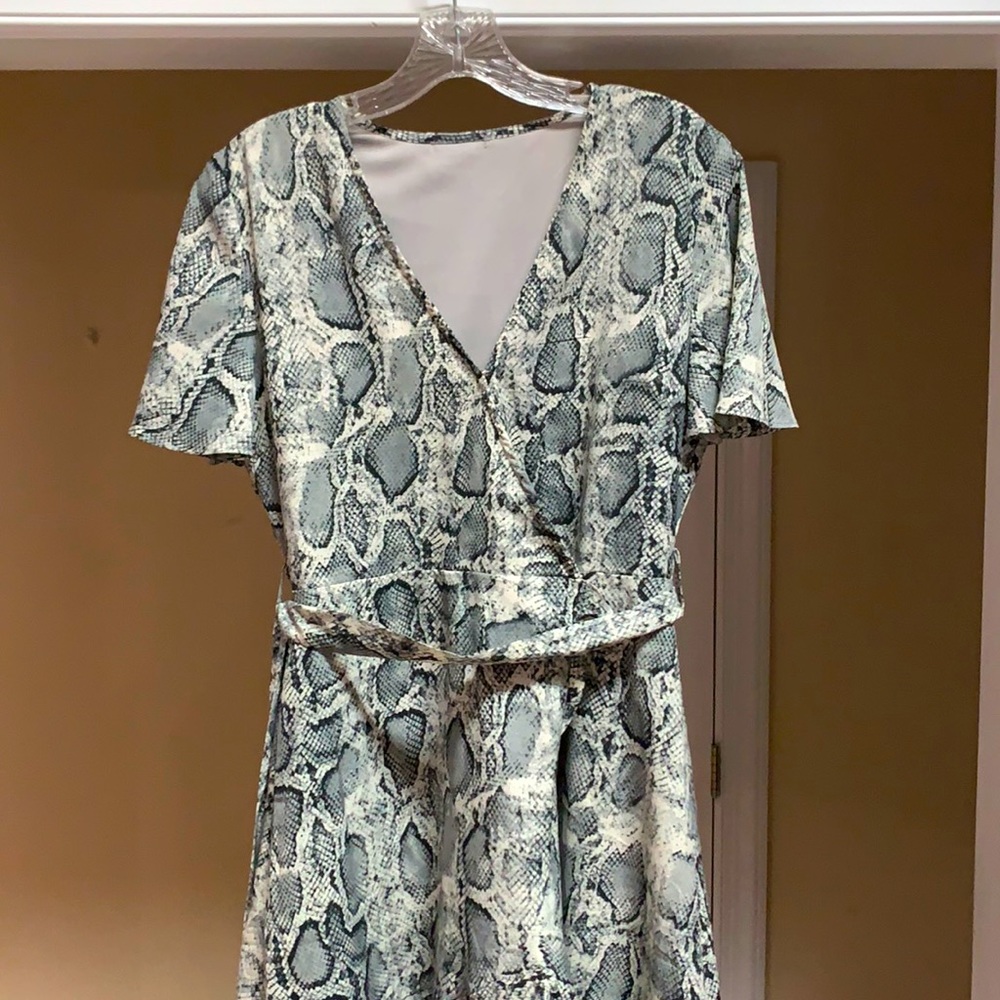 Animal print dress